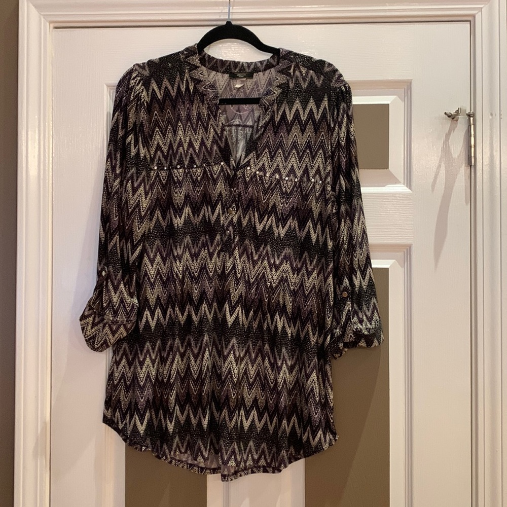 Womens 1X Vera Rose Top